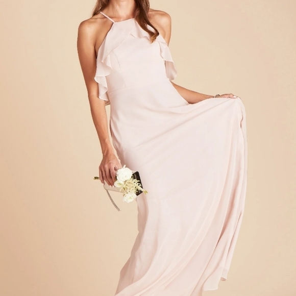 Birdy Grey pink formal maxi dress sz Medium - Picture 4 of 13